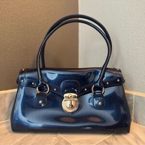 Beijo sapphire blue shoulder bag